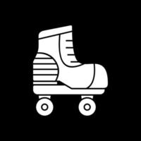 Rollschuh-Vektor-Icon-Design vektor