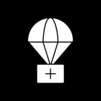 fallskärmsnedsläpp vektor ikon design