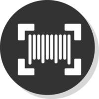 Barcode-Scan-Vektor-Icon-Design vektor