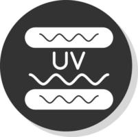 UV-Vektor-Icon-Design vektor