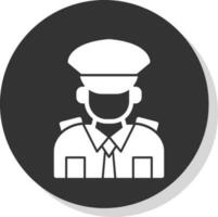 Polizist-Vektor-Icon-Design vektor