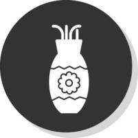 Vase-Vektor-Icon-Design vektor