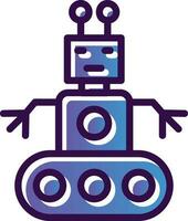 Roboterarm-Vektor-Icon-Design vektor