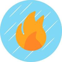 Feuer-Vektor-Icon-Design vektor