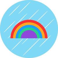 Regenbogen-Vektor-Icon-Design vektor