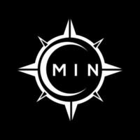 Mindest abstrakt Monogramm Schild Logo Design auf schwarz Hintergrund. Mindest kreativ Initialen Brief Logo. vektor