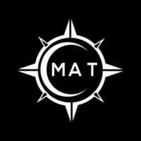 Matte abstrakt Monogramm Schild Logo Design auf schwarz Hintergrund. Matte kreativ Initialen Brief Logo. vektor