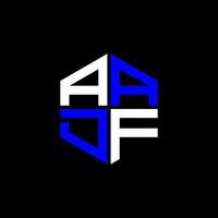 aadf brev logotyp kreativ design med vektor grafisk, aadf enkel och modern logotyp.