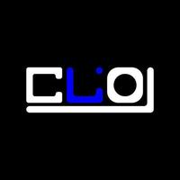 Clo Brief Logo kreativ Design mit Vektor Grafik, Clo einfach und modern Logo.