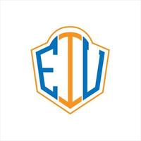 ev abstrakt Monogramm Schild Logo Design auf Weiß Hintergrund. ev kreativ Initialen Brief Logo. vektor