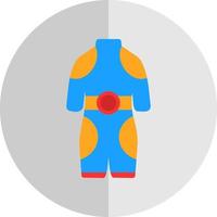dykning kostym vektor ikon design