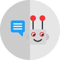 Chatbot-Vektor-Icon-Design vektor