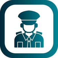 Polizist-Vektor-Icon-Design vektor