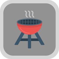 Grill-Vektor-Icon-Design vektor