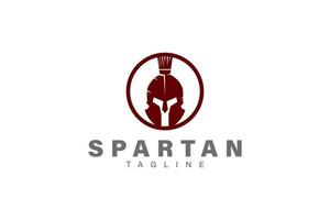 spartanischer Logo-Design-Vektor vektor