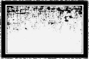 Platz Rahmen mit Grunge schwarz Tinte Ornament um das Kanten, Weiß Hintergrund im Vektor eps Format b