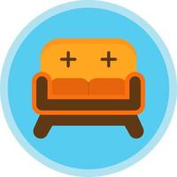 Sofa-Vektor-Icon-Design vektor