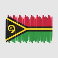 vanuatu flagga borsta vektor