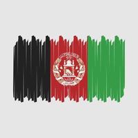 afghanistan flagga borsta vektor