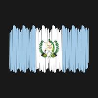 guatemala flag pinselvektor vektor