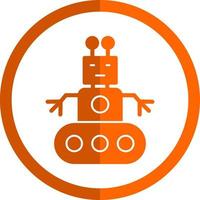 Roboterarm-Vektor-Icon-Design vektor