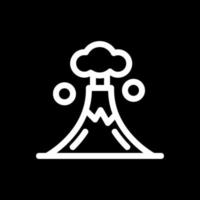 Vulkan Landschaft Vektor Symbol Design