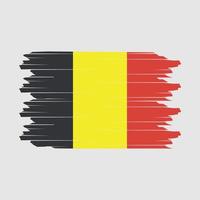 belgien flagga borsta vektor