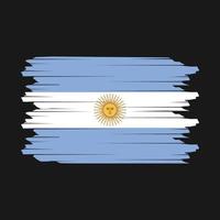 argentina flagga borsta vektor