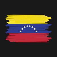 venezuela flag pinselvektor vektor