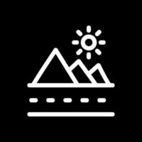 Hügel Landschaft Vektor Symbol Design