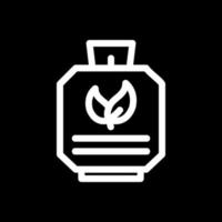 Biogas Zylinder Vektor Symbol Design