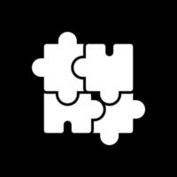 Puzzle-Vektor-Icon-Design vektor