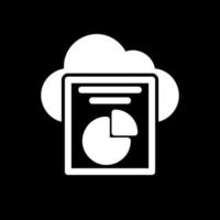 Cloud-Berichtsvektor-Icon-Design vektor