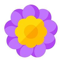 en skön design ikon av blomma vektor