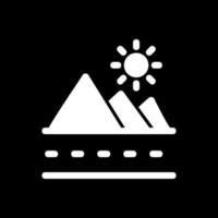 Hügel Landschaft Vektor Symbol Design