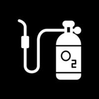 Sauerstofftank-Vektor-Icon-Design vektor