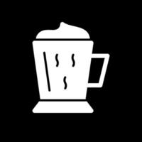 Kaffee Latte Vektor-Icon-Design vektor