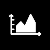 gefülltes Diagramm-Vektor-Icon-Design vektor