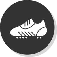 Fußballschuhe Vektor-Icon-Design vektor