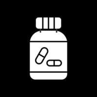 Pillen Flasche Vektor Icon Design