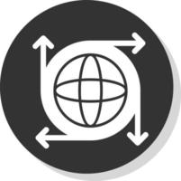 global infrastruktur vektor ikon design