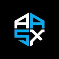 aasx Brief Logo kreativ Design mit Vektor Grafik, aasx einfach und modern Logo.