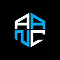 aanc brev logotyp kreativ design med vektor grafisk, aanc enkel och modern logotyp.