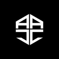 aajl Brief Logo kreativ Design mit Vektor Grafik, aajl einfach und modern Logo.