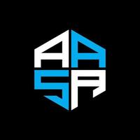 asa Brief Logo kreativ Design mit Vektor Grafik, asa einfach und modern Logo.