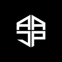 aajp Brief Logo kreativ Design mit Vektor Grafik, aajp einfach und modern Logo.
