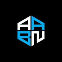 aabn brev logotyp kreativ design med vektor grafisk, aabn enkel och modern logotyp.