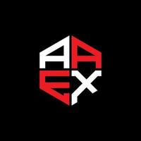 aaex Brief Logo kreativ Design mit Vektor Grafik, aaex einfach und modern Logo.