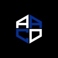 aaco brev logotyp kreativ design med vektor grafisk, aaco enkel och modern logotyp.