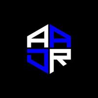 aadr brev logotyp kreativ design med vektor grafisk, aadr enkel och modern logotyp.